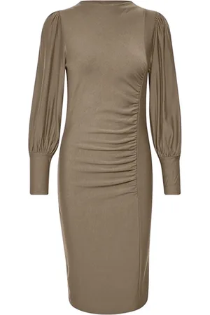 Gestuz Midi Dresses, female, , S, Elegant Draped Puff Dress