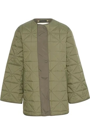 INWEAR Down Jackets, female, , S, Quilted Green Coat