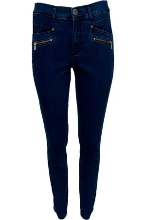 2-Biz Skinny Jeans, female, , XL, Slim Fit Zipper Pocket Skinny Jeans
