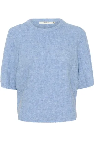 Gestuz Round-neck Knitwear, female, , S, Soft and Cozy Knit with Short Sleeves and Round Neck