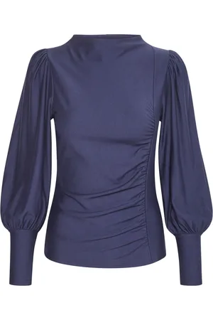 Gestuz Blouses, female, , S, Puff Blouse with Long Puff Sleeves