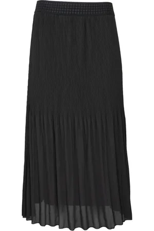 2-Biz Midi Skirts, female, , M, Midi Skirt with Plisso Design