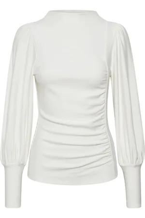 Gestuz Egret Puff Sleeve Blouse