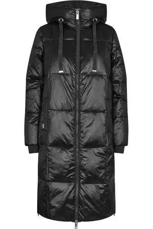 Mos Mosh Down Coats, female, , L, Metallic Down Jacket with Quilted Design