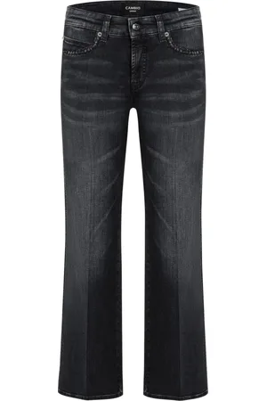 Cambio Flared Jeans, female, , XL, Wide Leg Jeans with Embroidered Details