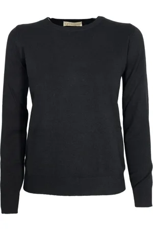 CASHMERE COMPANY Round-neck Knitwear, female, , S, Soft Crewneck Cashmere and Wool Jumper