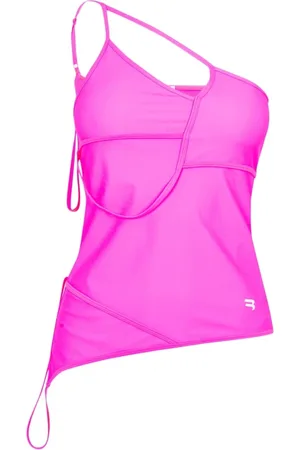 Balenciaga Sleeveless Tops, female, , M, Asymmetric Strap Top