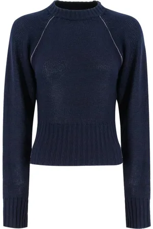 Fabiana Filippi Round-neck Knitwear, female, , XS, Refined Cashmere Crewneck Shirt