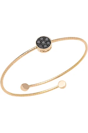 CHANTECLER Gold Sequin Bracelet with 0.61 CT Diamond
