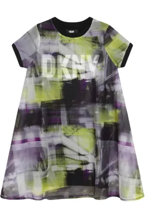 DKNY Dresses, female, , 8 Y, Patterned 2 IN 1 Dress