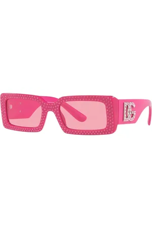 Dolce & Gabbana Sunglasses, female, , 53 MM, Crystal Large Sunglasses
