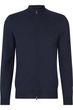 HUGO BOSS Cardigans, male, , S, Zipped Cardigan