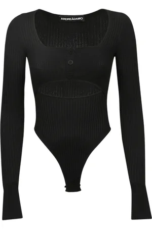 ANDREA ADAMO Body, female, , XS, Ribbed knit body