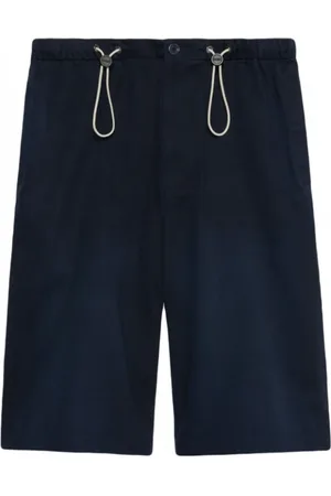Gucci Embroidered-Logo Twill-Weave Shorts