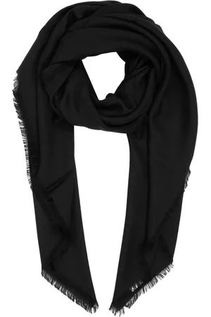 Moschino Winter Scarves, female, , ONE SIZE, Luxury Logo Pattern Wool and Silk Winter Scarf