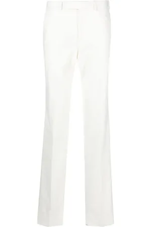 Ermenegildo Zegna Slim Fit Cotton/Cashmere Trousers