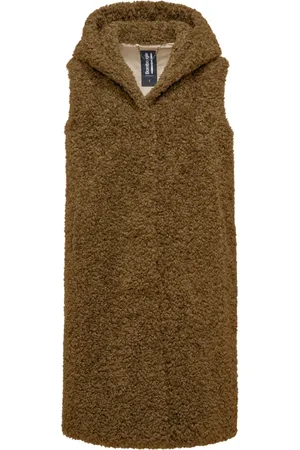 Bomboogie Vests, female, , S, Sherpa Fleece Hooded Vest