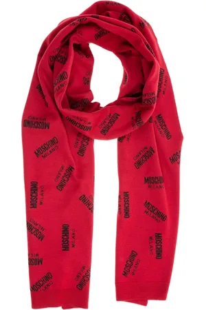 Moschino Winter Scarves, female, , ONE SIZE, Winter Scarf, Logo Print, Unicolor