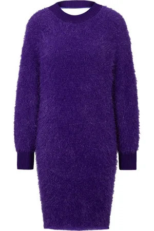HUGO BOSS Shimmering Knit Dress with Cut-Out Detail