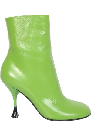 3Juin Heeled Boots, female, , 4 UK, Lidia ankle boots in bold color by 3 Juin made of leather