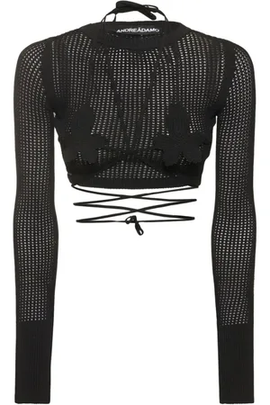ANDREA ADAMO Long Sleeve Tops, female, , S, Top