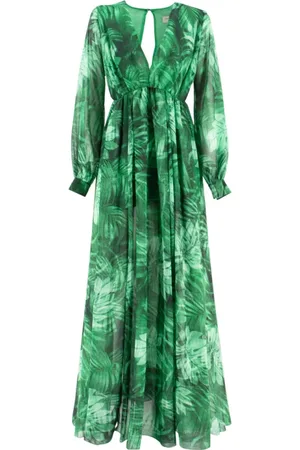 ERMANNO SCERVINO Floral Print Long Dress