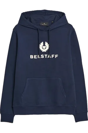 Belstaff Hoodies, male, , L, Signature Hoodie Dark Ink
