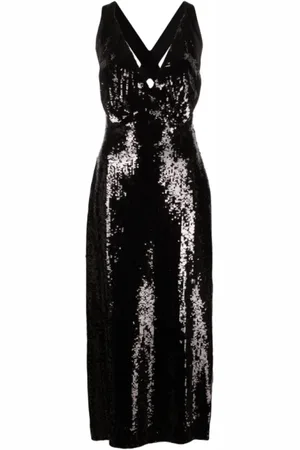 Khaite Party Dresses, female, , 3XL, Glamour Sequinned Midi Dress
