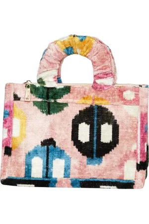 La Milanesa Handbags, female, , ONE SIZE, Multicolor Silk and Cotton Handbag
