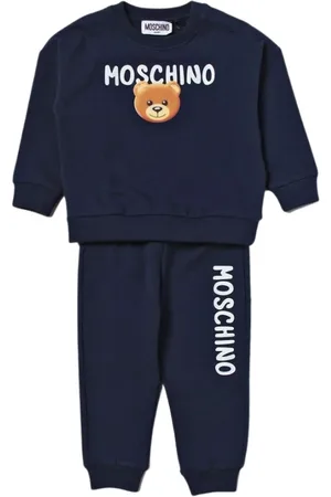 Moschino Sport Sets, unisex, , 9 M, Kids Sport Set with Teddy Bear Applique