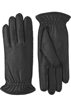 Hestra Handsewn Elk Leather Gloves with Cashmere Lining