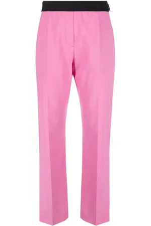 Msgm Leather Trousers