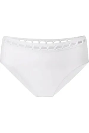 ERMANNO SCERVINO Embroidered Lycra Bikini Bottoms