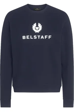 Belstaff Sweatshirts, male, , S, Dark Ink Signature Crewneck Sweatshirt
