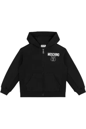 Moschino Sweatshirts, unisex, , 8 Y, Cotton Full Zip Hoodie