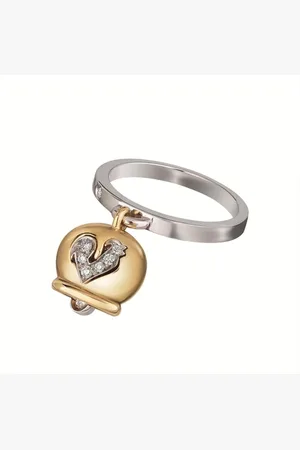 CHANTECLER Rings, female, , 53 MM, Bell Shape Gold and Yellow Diamond Ring