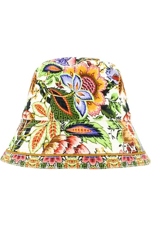 Etro Multicoloured Bouquet Print Bucket Hat