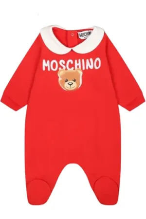 Moschino Teddy Logo Cotton Set for Babies