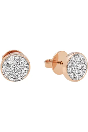 CHANTECLER Sequin Gold Earrings