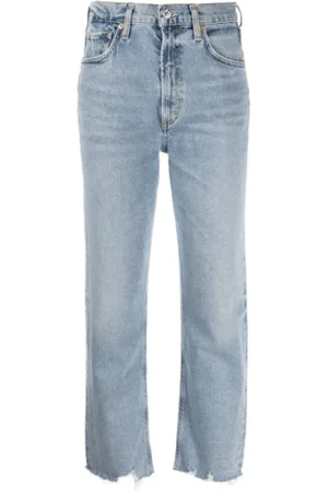 Citizens of Humanity Straight Jeans, female, , W26, Daphne cropped jeans