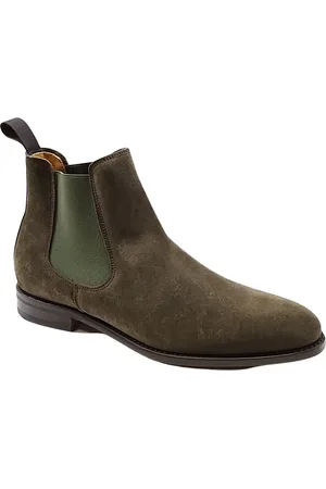 Berwick Chelsea Boots, male, , 10 1/2 UK, Suede Elastic Boot with Protected Rubber Sole
