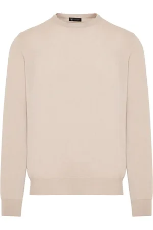 COLOMBO Round-neck Knitwear, male, , 2XL, Cashmere Crew-Neck Jumper
