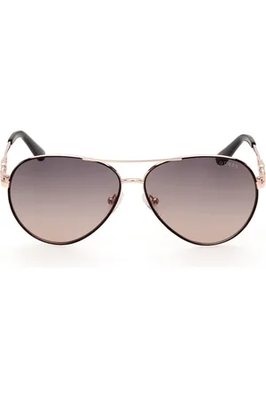 Guess Sunglasses, unisex, , 58 MM, Elegant and Refined Pilot Sunglasses