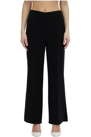 Moschino Wide Trousers, female, , 2XS, Elegant Wide-Leg Split Trousers