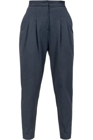 Pinko Cropped Trousers, female, , XS, Desert Point Fabric Trousers