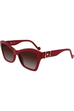 Liu Jo Sunglasses, female, , 56 MM, Burgundy Sunglasses Lj754S