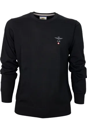Aeronautica Militare Sweatshirts, male, , 2XL, Versatile Casual Wool Jumper in