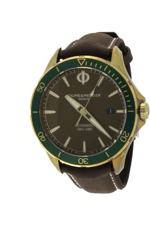 Baume et Mercier Watches, female, , ONE SIZE, Automatic Bronze Clifton Club Watch
