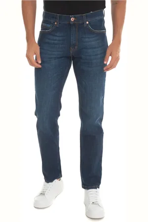 HARMONT&BLAINE Slim-fit Jeans, male, , W40, Stone Washed Denim Jeans