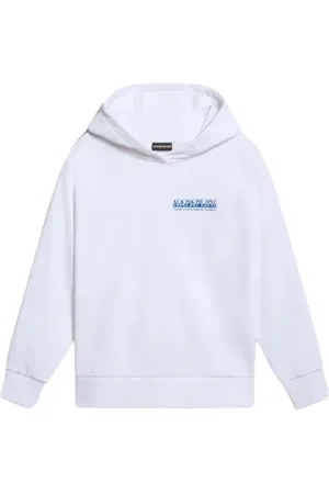 Napapijri Sweatshirts, unisex, , 10 Y, Mountain-inspired Hooded Sweatshirt
